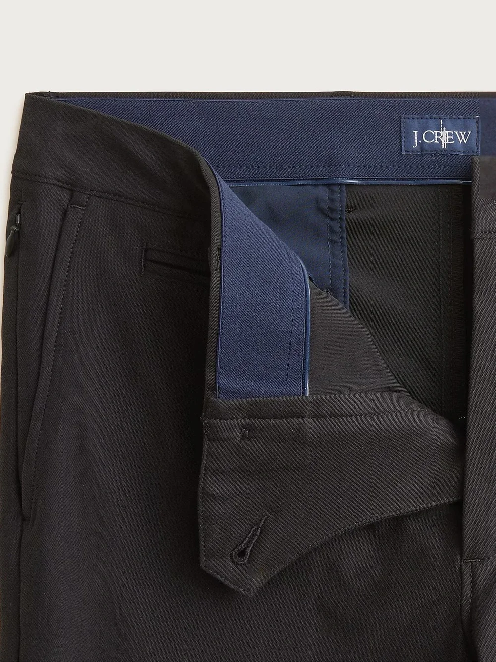 J.CREW 484 Slim-fit tech pant in Black Size 33/32 NWT $128 CG696